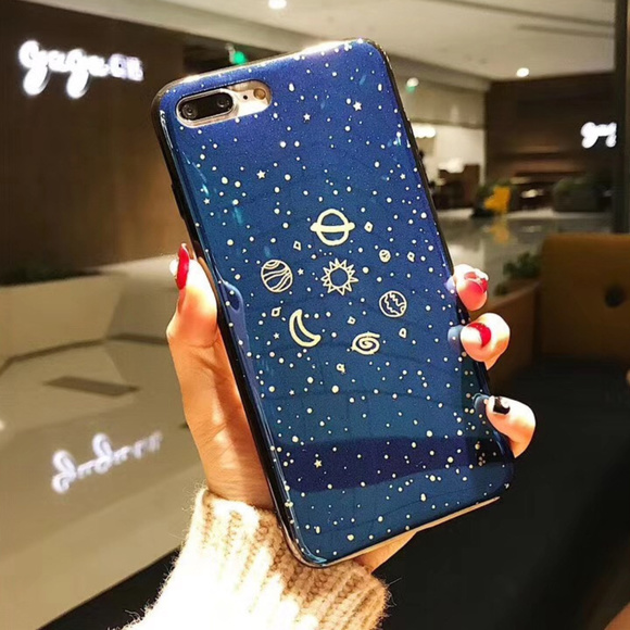 Accessories - iPhone Max/XR/XS/X/7/8/7+/8+ Shiny Universe Case